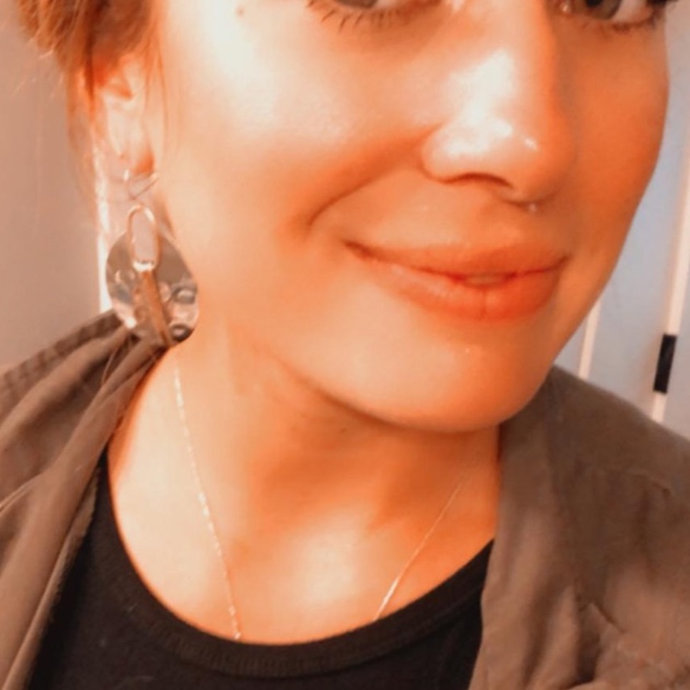 .::GoddessWear::.Boho Artisan Oval Hammered Mixed Silver+Gold StatementE… - Picture 3 of 7